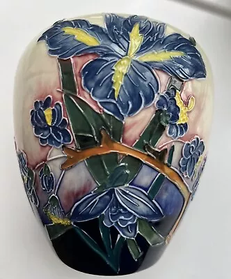 Buy Old Tupton Ware Vase In Mint Condition - Iris Flowers Pattern - Stunning • 14.99£