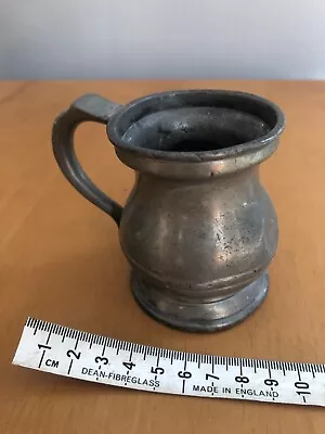 Buy Antique Pewter Cup / Drinking Vessel • 24.99£