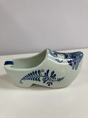 Buy Vintage Dutch Blue & White Delftware Delft Hand Painted Clog Ashtray • 11.99£