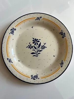 Buy Staffordshire Tableware Blue & Yellow Flower Plate • 3.70£