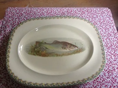 Buy Art Deco Stunning Fish Platter Woods Ivory Ware Lovely • 50£
