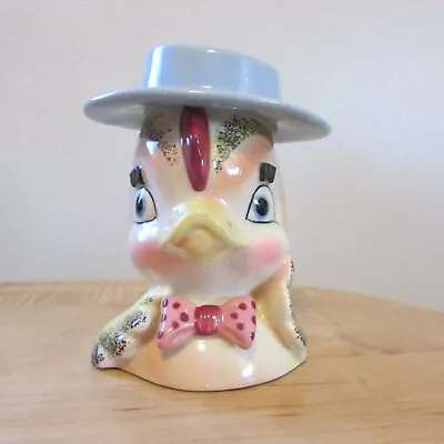 Buy Vintage Acme Ware Anthropamorphic Dapper Duck Head Vase Japan • 30.15£