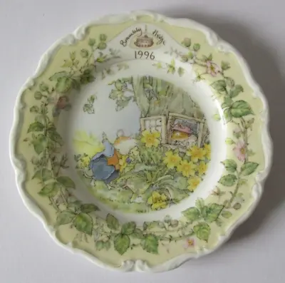 Buy Brambly Hedge 1996 Year Plate Royal Doulton • 40£