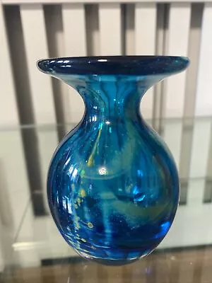 Buy Vintage Signed Mdina Maltese Glass Vase. From Artisan Centre Valletta-Malta 10cm • 24.99£
