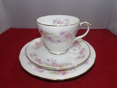 Buy [ Duchess Riversong Vintage Garden Floral Flowers Coffee Tea Cup Trio Set 980 ] • 15.95£