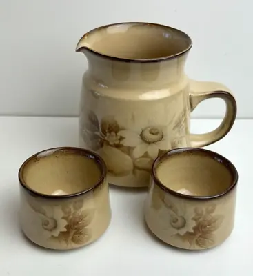 Buy Denby Memories Fine Stoneware Jug And 2 Egg Cups • 8.99£