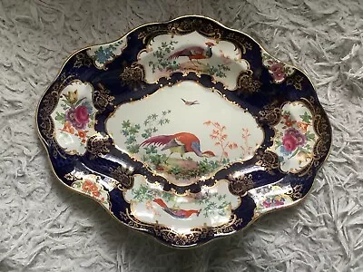 Buy Booths Antique Exotic Bird Blue Scale China Bowl • 30£
