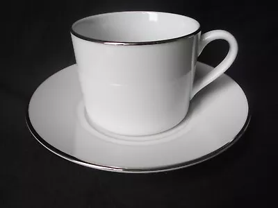 Buy Royal Worcester Classic Platinum -fine Porcelain , Cup & Saucer, Perfect . • 4.99£