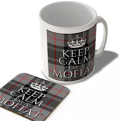 Buy Keep Calm I'm A Moffat - Moffat Modern Tartan - (Crown) - Scottish Mug And Co... • 12.99£