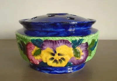 Buy Ringtons Ltd, Newcastle - On - Tyne Maling Ware Pansy Bowl With Frog Insert • 19.95£