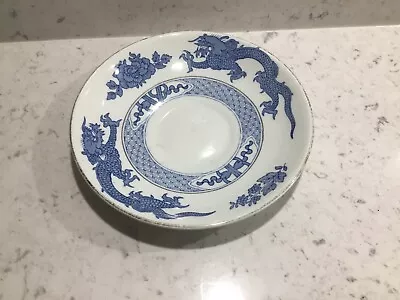 Buy Booths Blue Dragon Breakfast Saucer. 6.25” D Art Deco C 1930 Silicon China • 5£