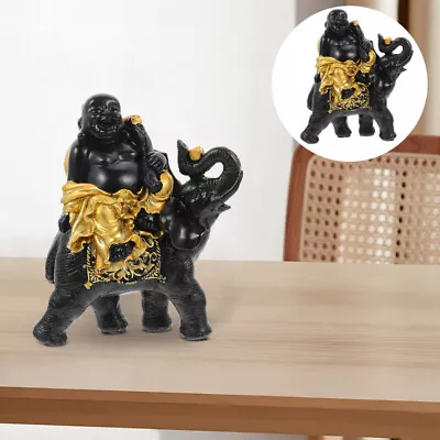 Buy  Resin Animal Statues Medicine Buddha Figurine Retro Decor Elephant Ornaments • 14.39£