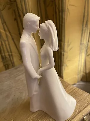Buy Coalport Moments White Bone China Bride And Groom   With This Ring  Figurine • 25£