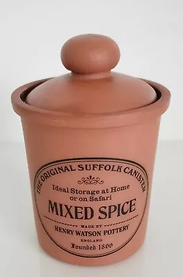 Buy Henry Watson Pottery The Original Suffolk Canister Herb Spice Pot. Mixed Spice  • 6.99£