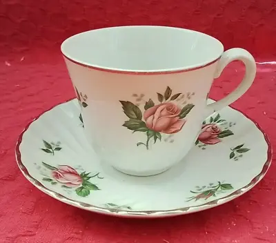 Buy Vintage Swinnertons Pink Floral Rose Pattern Cup And Saucer • 7.95£