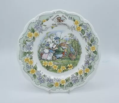 Buy Royal Doulton Brambly Hedge The Outing 8  Plate. With Original Box • 30£