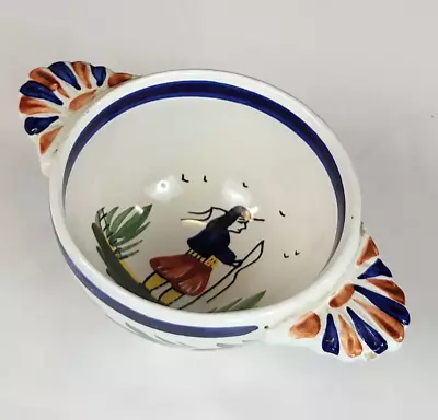 Buy Henriot Quimper France Pottery Hand Painted 384 Small Dish Vintage • 12.50£