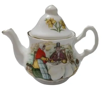 Buy Vintage Florence Collectable Fine Bone China Miniature Teapot Tenby England Made • 3£