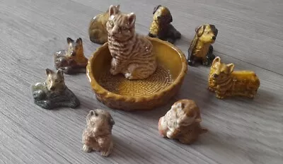 Buy Vintage Wade Whimsies. Job Lot Of 9 Cats And Dogs • 2£