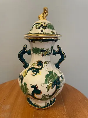 Buy Mason's Ironstone Lidded Pot Pourri Vase Chartreuse 8.5  21.5cm  Boxed • 23.99£