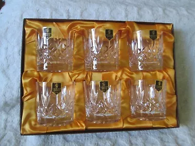 Buy Boxed Set Of 6 Edinburgh Crystal Whisky Glasses • 40£