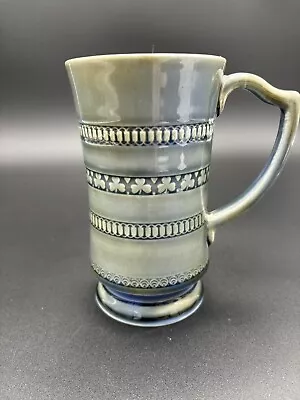 Buy Wade Irish Porcelain Pottery Blue Green Stein Tankard Beer Coffee Shamrock Mug • 14.39£