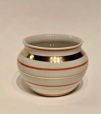 Buy Hand Painted Russian Dmitrov Verbilki Porcelain Sugar Bowl Made In USSR • 33.21£
