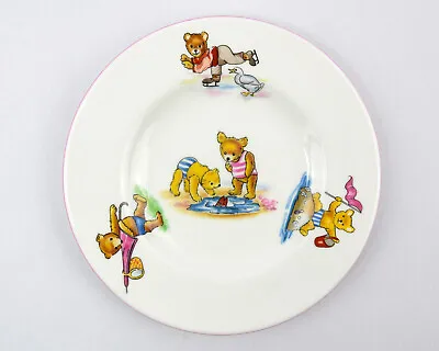 Buy Teddy Bear Plate ~ Jason Works Nanrich Pottery Fine Bone China Teddy Bear Plate • 8£
