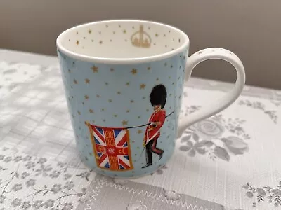 Buy Royal Collection Trust Fine Bone China The Summertime Guards Blue Coffee Mug • 20£