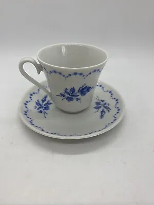 Buy Alka-Kunst Alboth Kaiser Bavaria Porcelain China Tea Cup & Saucer Blue Floral • 42.76£