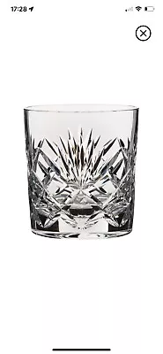 Buy 2 New Vintage Royal Brierley Crystal  BRAEMAR  Whiskey Glass / Tumblers Tall • 9.99£