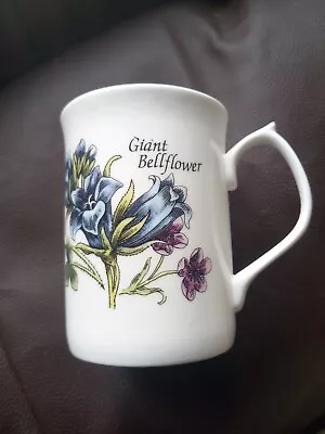Buy Vintage Mug Cup Floral  Giant Bellflower “duchess” Fine Bone China White Unused • 5£