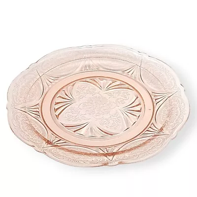 Buy Vintage Hazel Atlas Pink Depression Glass Royal Lace Dinner Plate 10  • 18.97£
