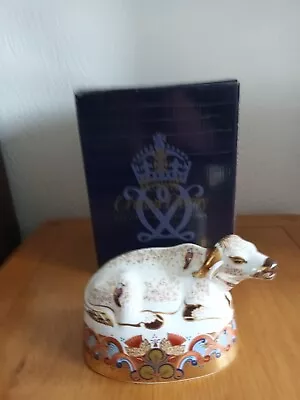 Buy Royal Crown Derby 'Water Buffalo' Boxed Paperweight 1st Quality Gold Stopper • 100£