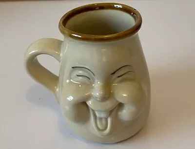 Buy Funny Face Ugly Mug Smile Stoneware Pottery Collectable See Description • 10£