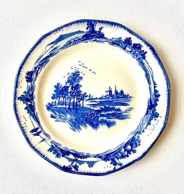 Buy Lovely Royal Doulton Blue & White Dish, 16.5cm, “Norfolk” Pattern, Vintage • 10£