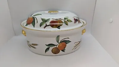 Buy Royal Worcester Evesham Oval Lidded Casserole Dish - Oven To Tableware • 19£