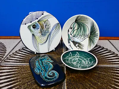 Buy Jersey Studio Pottery Fish. Pin Dish, Trivett Plate, Richard Bramble, John Dory? • 30£