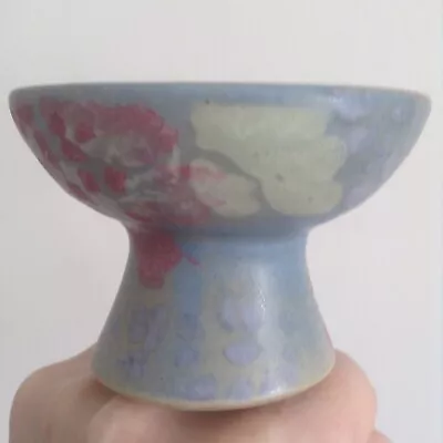 Buy Carol Wynne Morris Design Pretty Floral 5.5cm Matt Candle Holder Conwy Pottery • 11.70£
