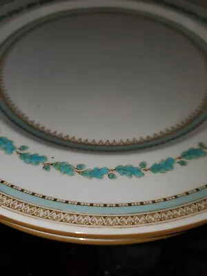 Buy Paragon China Set Of  4   Dinner Plates PAR221 Rare Pattern Turquoise  Stunning  • 41.73£