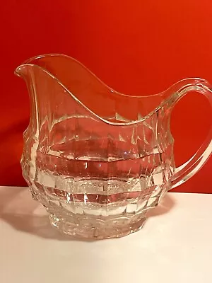 Buy Vintage Mid Century Davidson Jacobean Glass Jug,Tableware • 5.99£
