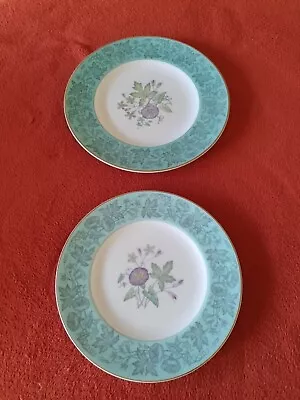 Buy Wedgewood Wildflower Small Dinner Plate And Salad Plate Vintage • 20£