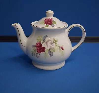 Buy Pretty  Royal Grafton Vintage Achina  Tea Pot With Pink Roses • 15£