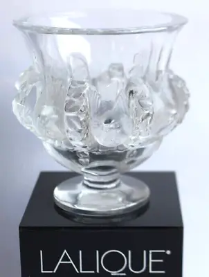 Buy Lalique - Vase  Stunning French Lalique   Dampierre    Depics Sparrow Birds. Box • 350£
