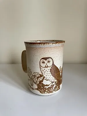 Buy Vintage Dunoon Stoneware Mug With Owls - Made In Scotland • 9£