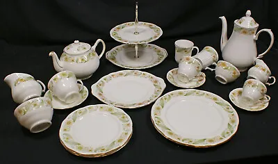 Buy Duchess GREENSLEEVES Bone China Tea Coffee Pot Plates Cups Mugs Milk Sugar SH50 • 3.99£