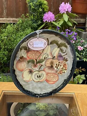 Buy Cobridge Stoneware Harvest Fruit 27.5cm Charger Plate ~ First Quality 1999 • 99.99£