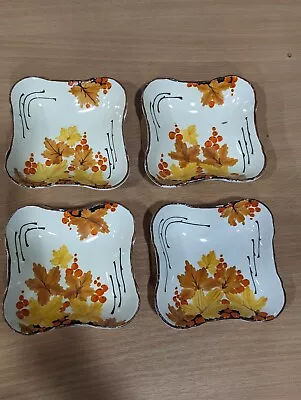 Buy Set Of 4 Small Bowls Losol Ware Keeling & Co Burslem Autumn Colour Theme • 18.99£