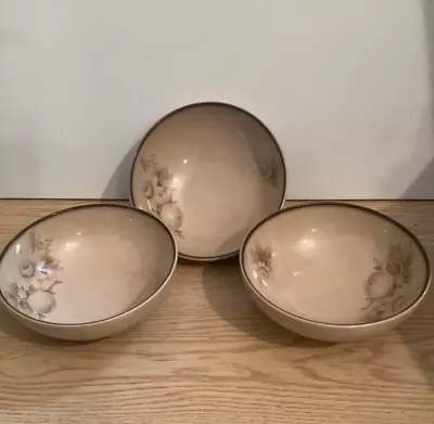 Buy Denby, Memories, Handcrafted Fine Stoneware, 3 Small Bowls, 14.5cm, Vintage, VGC • 15.99£