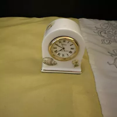 Buy AYNSLEY English Miniature Desk Clock  Cayman Islands  Bone China Vintage • 46.96£